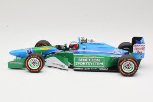 Benetton Ford B194 #5 M. Schumacher Demonstration Run Belgian GP 2017 Minichamps 1:18 510941705 Metal - imagen 3 de 6