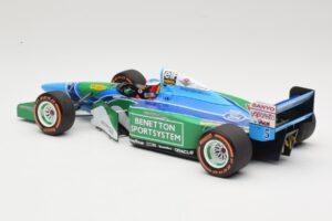 Benetton Ford B194 #5 M. Schumacher Demonstration Run Belgian GP 2017 Minichamps 1:18 510941705 Metal - imagen 5 de 6