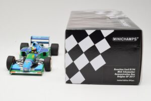 Benetton Ford B194 #5 M. Schumacher Demonstration Run Belgian GP 2017 Minichamps 1:18 510941705 Metal - imagen 6 de 6