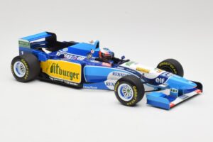 Benetton Renault B195 #1 M. Schumacher Winner Belgian GP 1995 Minichamps 1:18 510952901 Metal - imagen 4 de 6