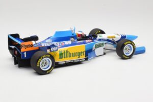 Benetton Renault B195 #1 M. Schumacher Winner Monaco GP 1995 Minichamps 1:18 510952301 Metal - imagen 2 de 6
