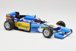 Benetton Renault B195 #1 M. Schumacher Winner Monaco GP 1995 Minichamps 1:18 510952301 Metal - imagen 4 de 6