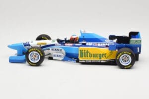 Benetton Renault B195 #1 M. Schumacher Winner Pacific GP F1 World Champion 1995 Minichamps 1:18 510953301 Metal - imagen 3 de 6
