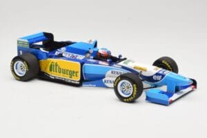 Benetton Renault B195 #1 M. Schumacher Winner Pacific GP F1 World Champion 1995 Minichamps 1:18 510953301 Metal - imagen 4 de 6