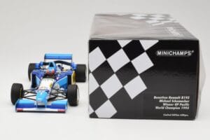 Benetton Renault B195 #1 M. Schumacher Winner Pacific GP F1 World Champion 1995 Minichamps 1:18 510953301 Metal - imagen 6 de 6