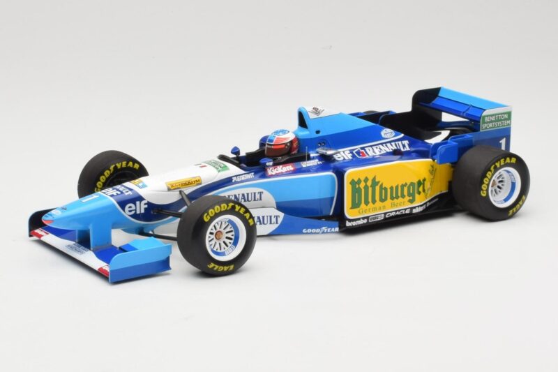 Benetton Renault B195 #1 M. Schumacher Winner Pacific GP F1 World Champion 1995 Minichamps 1:18 510953301 Metal