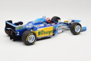 Benetton Renault B195 #2 J. Herbert Winner British GP 1995 Minichamps 1:18 110950802 Metal - imagen 2 de 6