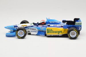 Benetton Renault B195 #2 J. Herbert Winner British GP 1995 Minichamps 1:18 110950802 Metal - imagen 3 de 6
