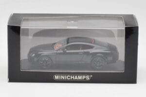 Bentley Continental GT Negro Con Llantas Negras Minichamps 1:43 BENTLEY002 Metal - imagen 4 de 4