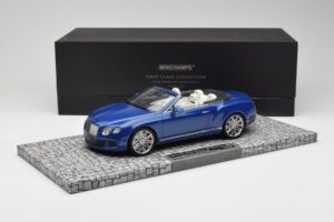 Bentley Continental GT Speed Descapotable Azul Minichamps 1:18 107139331 Metal - imagen 6 de 6