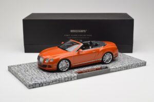 Bentley Continental GT Speed Descapotable Orange Metallic Minichamps 1:18 107139430 Metal - imagen 6 de 6