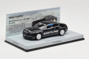 Bentley Continental GT World Record Car on Ice Negro Minichamps 1:43 436139026-O Metal - imagen 2 de 4