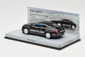 Bentley Continental GT World Record Car on Ice Negro Minichamps 1:43 436139026-O Metal - imagen 3 de 4