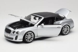 Bentley Continental Supersports Descapotable 1ª Generación Plata Bburago 1:18 18-11037S Metal - imagen 2 de 8