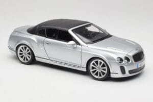 Bentley Continental Supersports Descapotable 1ª Generación Plata Bburago 1:18 18-11037S Metal - imagen 6 de 8