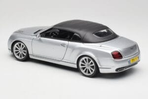 Bentley Continental Supersports Descapotable 1ª Generación Plata Bburago 1:18 18-11037S Metal - imagen 7 de 8