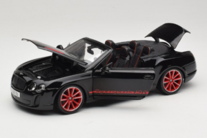 Bentley Continental Supersports ISR Descapotable Negro Con Llantas Rojas Bburago 1:18 18-11035 Metal - imagen 2 de 8