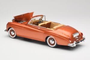 Bentley Type S2 Mulliner Descapotable Tudor Naranja Metálico Solido 1:18 8007 Metal - imagen 5 de 8