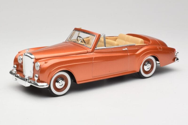 Bentley Type S2 Mulliner Descapotable Tudor Naranja Metálico Solido 1:18 8007 Metal