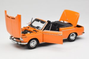 BMW 1600 Cabriolet Naranja Minichamps 1:18 100021030-O Metal - imagen 2 de 8