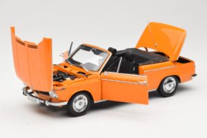 BMW 1600 E10 Cabriolet Naranja Minichamps 1:18 100021030 Metal - imagen 2 de 8
