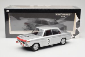 BMW 1800 TiSA #3 D. Glemser / J. Ickx 24 Hours of Spa 1965 Minichamps 1:18 155652903 Metal - imagen 6 de 6
