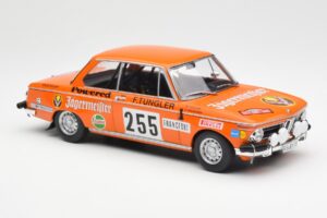 BMW 2002 Jagermeister #255 W. Stiller Rally Monte Carlo 1973 IXO 1:18 18RMC165 Metal - imagen 4 de 6