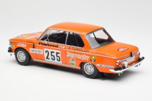 BMW 2002 Jagermeister #255 W. Stiller Rally Monte Carlo 1973 IXO 1:18 18RMC165 Metal - imagen 5 de 6