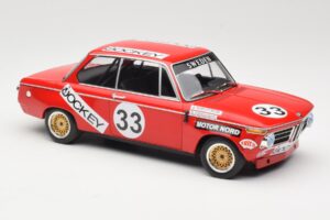 BMW 2002 Jockey Racing #33 B. Tobiasson / L. Nordstrom 6 Hours Nurburgring 1972 Minichamps 1:18 155722633 Metal - imagen 4 de 6
