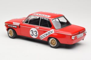 BMW 2002 Jockey Racing #33 B. Tobiasson / L. Nordstrom 6 Hours Nurburgring 1972 Minichamps 1:18 155722633 Metal - imagen 5 de 6