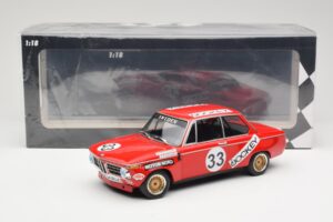 BMW 2002 Jockey Racing #33 B. Tobiasson / L. Nordstrom 6 Hours Nurburgring 1972 Minichamps 1:18 155722633 Metal - imagen 6 de 6