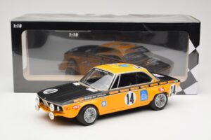 BMW 2800 CS BMW Alpina #14 H. Kelleners / G. Huber Winners 24 Hours of Spa 1970 Minichamps 1:18 155702714 Metal - imagen 6 de 6