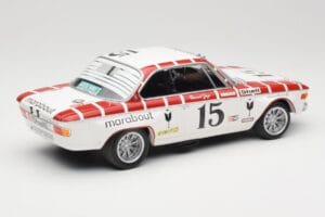 BMW 2800 CS E9 #15 Team Marabout Gaye / S. Braillard 24 Hours of Spa 1972 Minichamps 1:18 155722715 Metal - imagen 2 de 6