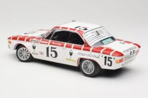 BMW 2800 CS E9 #15 Team Marabout Gaye / S. Braillard 24 Hours of Spa 1972 Minichamps 1:18 155722715 Metal - imagen 5 de 6