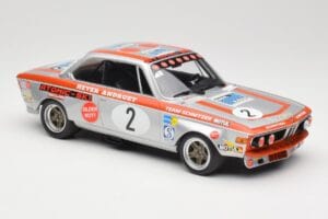 BMW 2800 CS E9 #2 Team Schnitzer J. Fitzpatrick / H. Heyer Winners Grand Prix Touring Cars Nurburgring 1972 Minichamps 1:18 1 - imagen 4 de 6