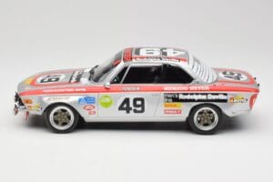BMW 2800 CS E9 #49 Team Schnitzer G. Herzog / H. Heyer 24 Hours of Spa 1972 Minichamps 1:18 155722749 Metal - imagen 3 de 6