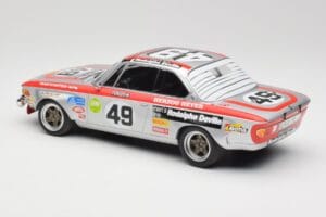 BMW 2800 CS E9 #49 Team Schnitzer G. Herzog / H. Heyer 24 Hours of Spa 1972 Minichamps 1:18 155722749 Metal - imagen 5 de 6