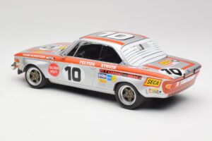 BMW 2800 CS Team Schnitzer #10 J. Fitzpatrick / J. Peltier Spa 1972 Minichamps 1:18 155722710 Metal - imagen 5 de 6