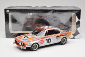BMW 2800 CS Team Schnitzer #10 J. Fitzpatrick / J. Peltier Spa 1972 Minichamps 1:18 155722710 Metal - imagen 6 de 6