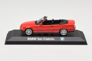 BMW 3 Series E30 Cabriolet Rojo Minichamps 1:43 80429421500 Metal