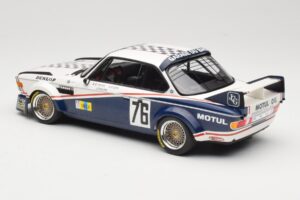 BMW 3.0 CSL E9 Garage Du Bac #76 P. Depnic / H. Coulon 24 Hours of Le Mans 1977 Minichamps 1:18 155772576 Metal - imagen 5 de 6