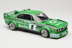 BMW 3.0 CSL E9 #1 Alpina G. Nilsson / D. Quester Winners Nürburgring 1977 Minichamps 1:18 155772501 Metal - imagen 4 de 6