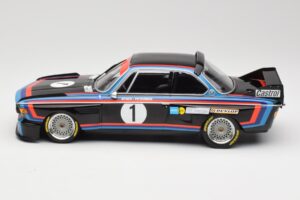 BMW 3.0 CSL E9 #1 BMW Motorsport H-J. Stuck Winner Norisring Trophy 1974 Minichamps 1:18 155742691 Metal - imagen 3 de 6