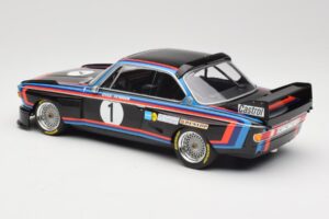 BMW 3.0 CSL E9 #1 BMW Motorsport H-J. Stuck Winner Norisring Trophy 1974 Minichamps 1:18 155742691 Metal - imagen 5 de 6