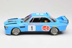BMW 3.0 CSL E9 #1 Precision Liegeoise J. Peltier / C. Lafosse Winners 4 Hours Monza 1974 Minichamps 1:18 155742681 Metal - imagen 5 de 6