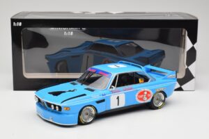 BMW 3.0 CSL E9 #1 Precision Liegeoise J. Peltier / C. Lafosse Winners 4 Hours Monza 1974 Minichamps 1:18 155742681 Metal - imagen 6 de 6