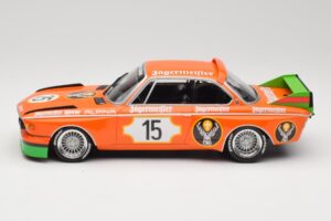 BMW 3.0 CSL E9 #15 Jägermeister Racing N. Lauda / G. Joisten 6 Hours Nurburgring 1973 Minichamps 1:18 155732615 Metal - imagen 3 de 6