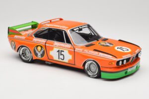 BMW 3.0 CSL E9 #15 Jägermeister Racing N. Lauda / G. Joisten 6 Hours Nurburgring 1973 Minichamps 1:18 155732615 Metal - imagen 4 de 6