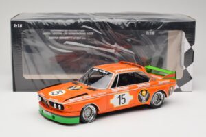 BMW 3.0 CSL E9 #15 Jägermeister Racing N. Lauda / G. Joisten 6 Hours Nurburgring 1973 Minichamps 1:18 155732615 Metal - imagen 6 de 6