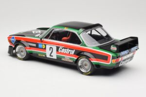 BMW 3.0 CSL E9 #2 Luigi Racing J-M. de Wael / A. de Fierlant Winners GP Nurburgring 1976 Minichamps 1:18 155762502 Metal - imagen 5 de 6